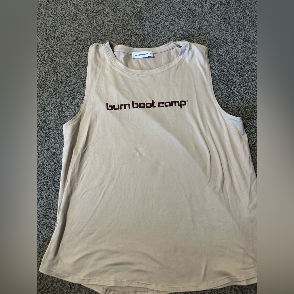 Burn Boot Camp Women's Tan Tank Top